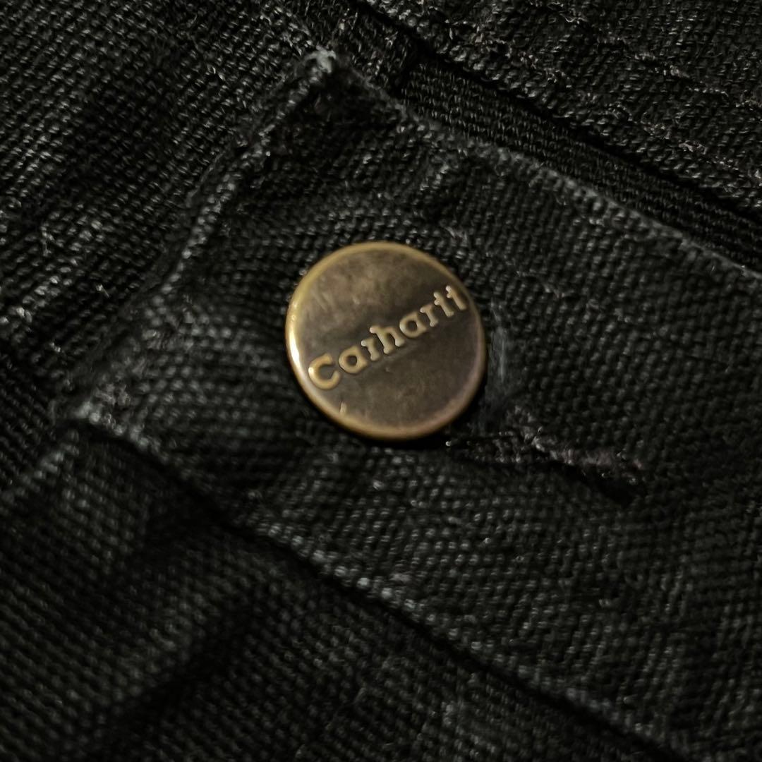希少00s Carharttダブルニーダックカーゴパンツ Black 36×30