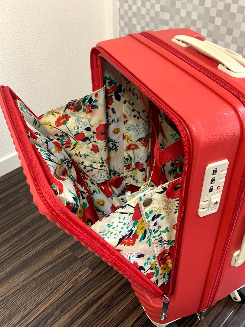 HaNT ハント ace エース 34L スーツケース アネモネレッド