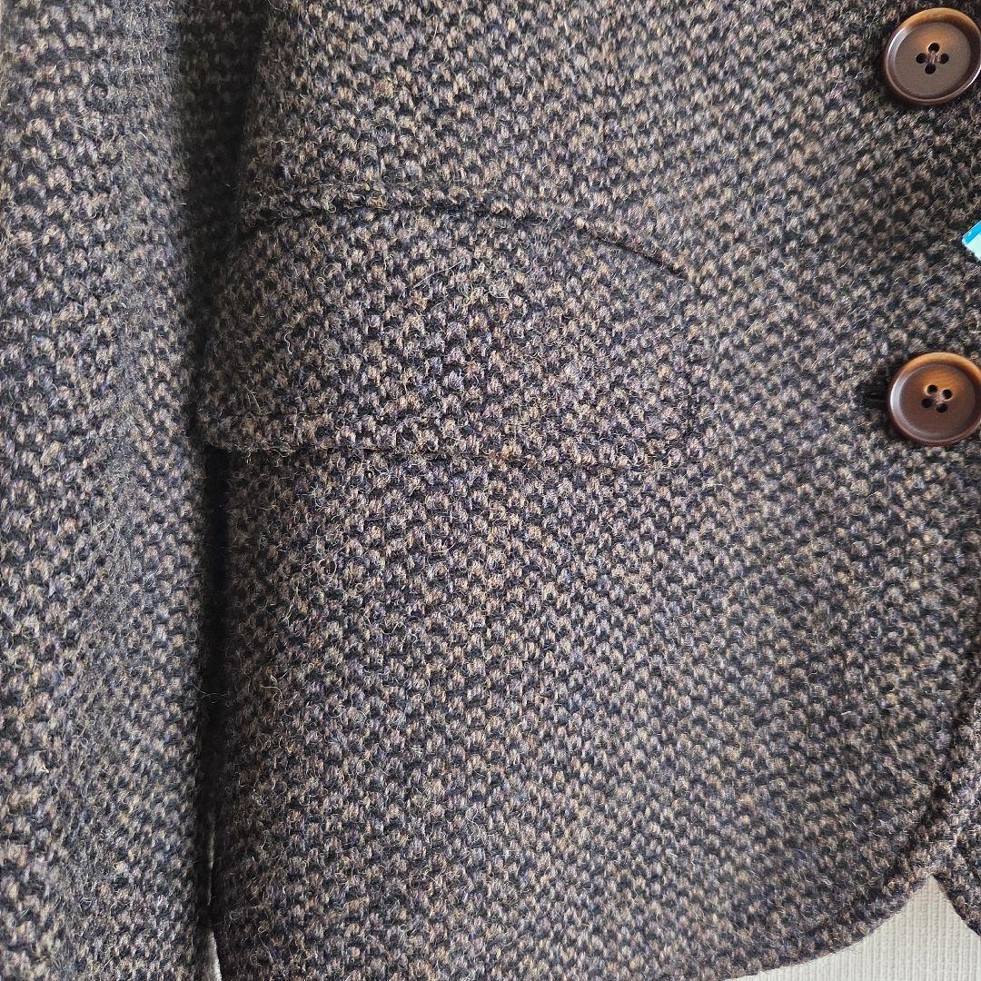 Harris Tweed テーラードジャケット ブラウン系