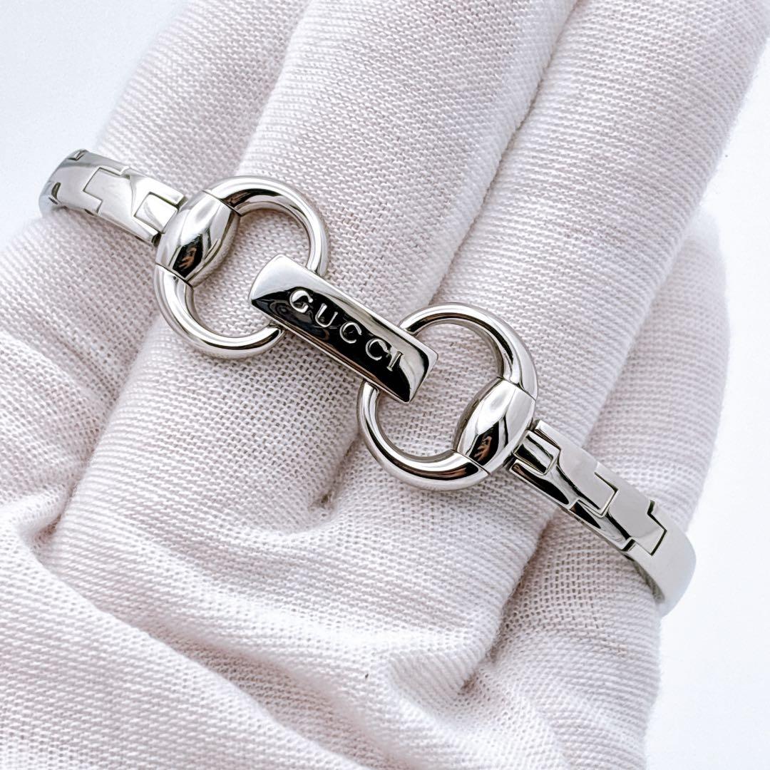 【美品・電池新品】GUCCI 109 ピンク シェル ダイヤ レディース