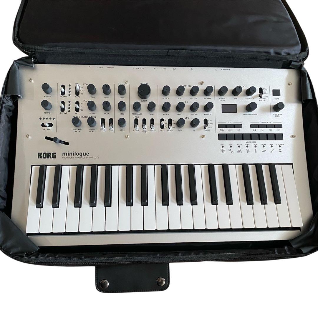 KORG minilogue ポリフォニックアナログシンセサイザー/ケース付き