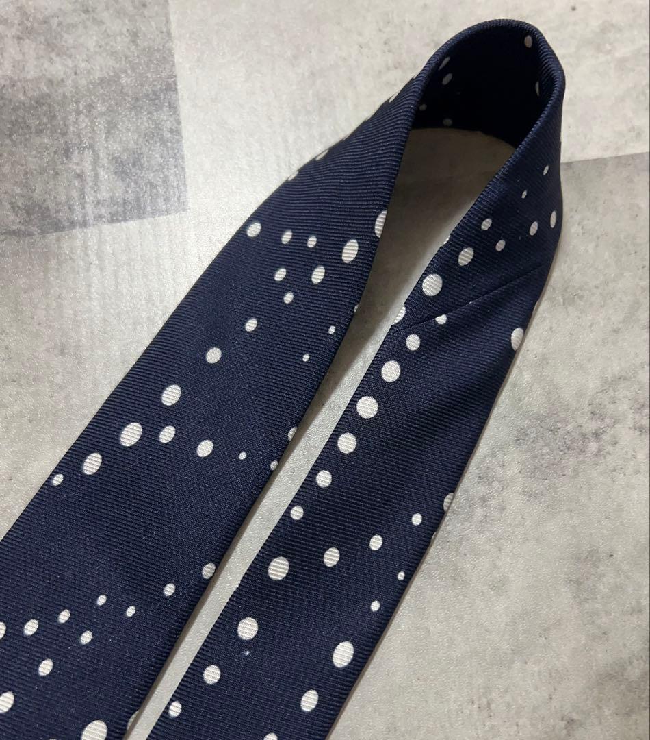Holliday ＆ Brown ネクタイ ドット柄 ネイビー