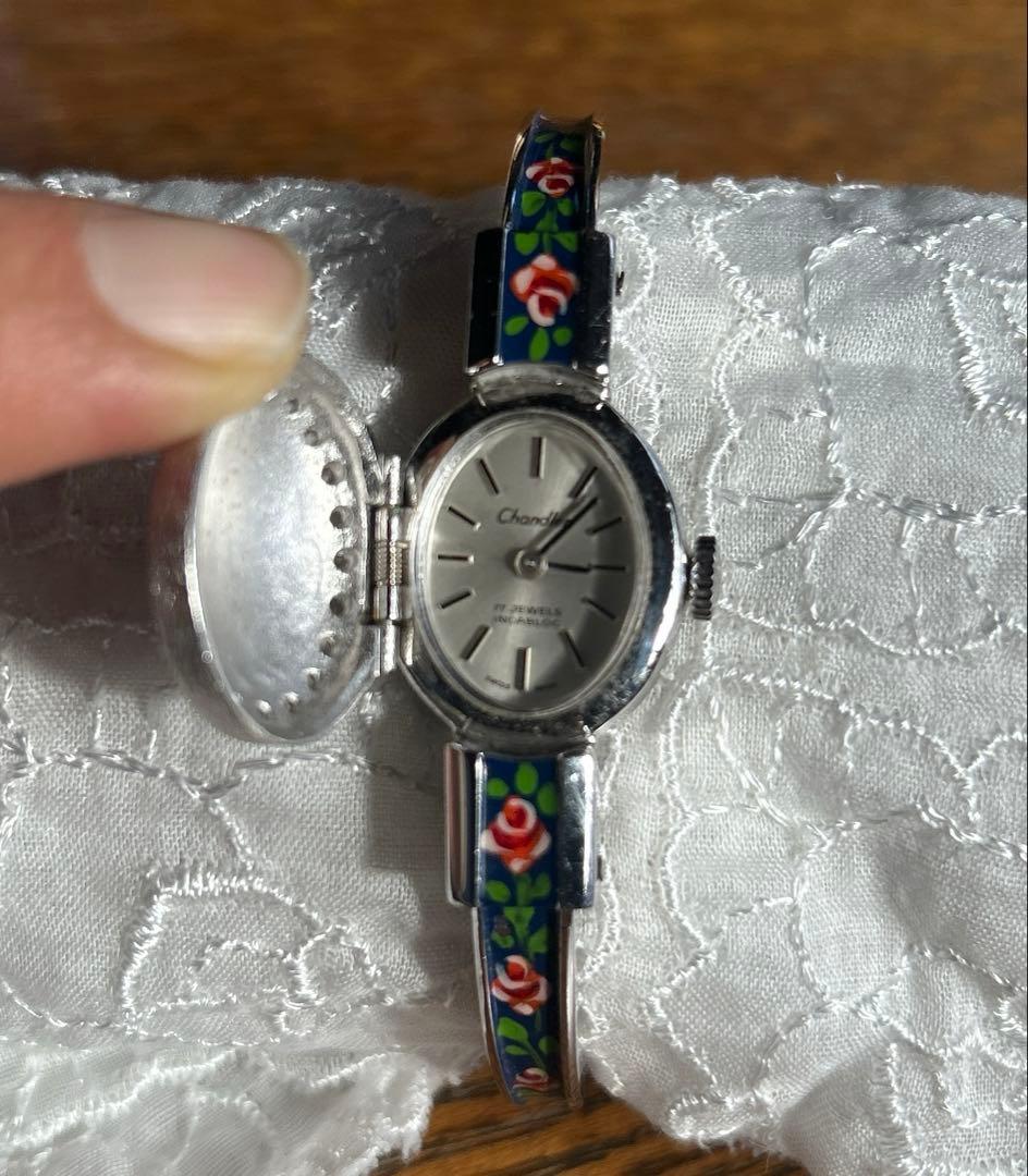 chandler チャンドラー　手巻き腕時計 バングル