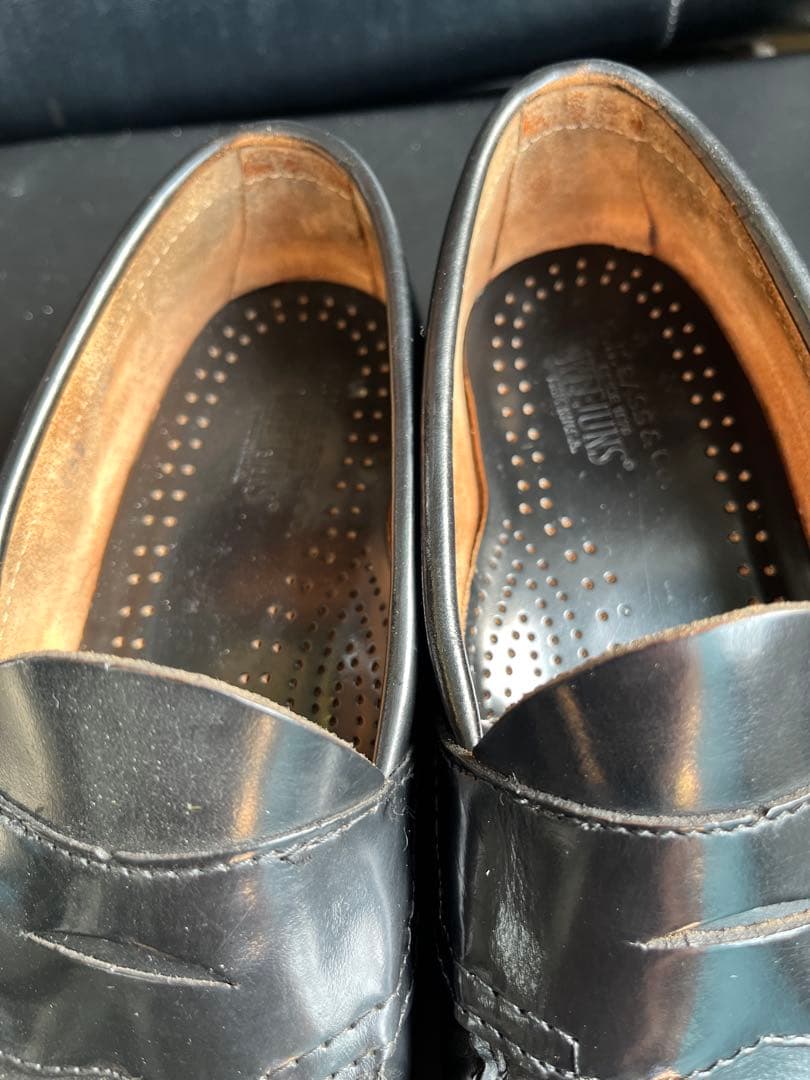 G.H BASS&CO WEEJUNS USA製 ローファー　ブラック