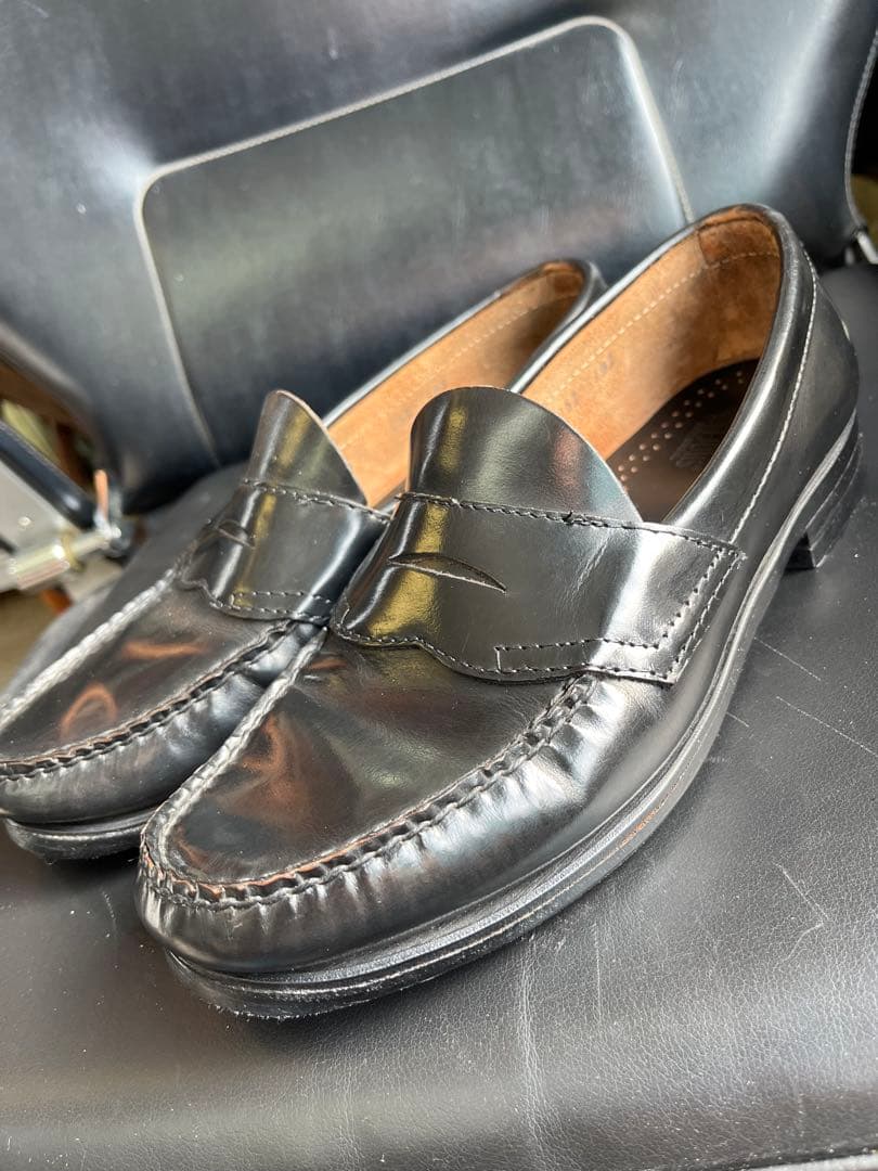 G.H BASS&CO WEEJUNS USA製 ローファー　ブラック