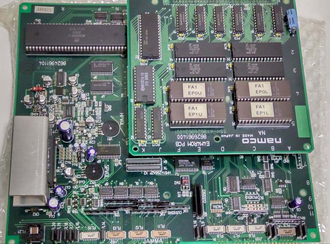 【ジャンク品】ナムコ アーケードゲーム基板 F/A　ファイター＆アタッカー