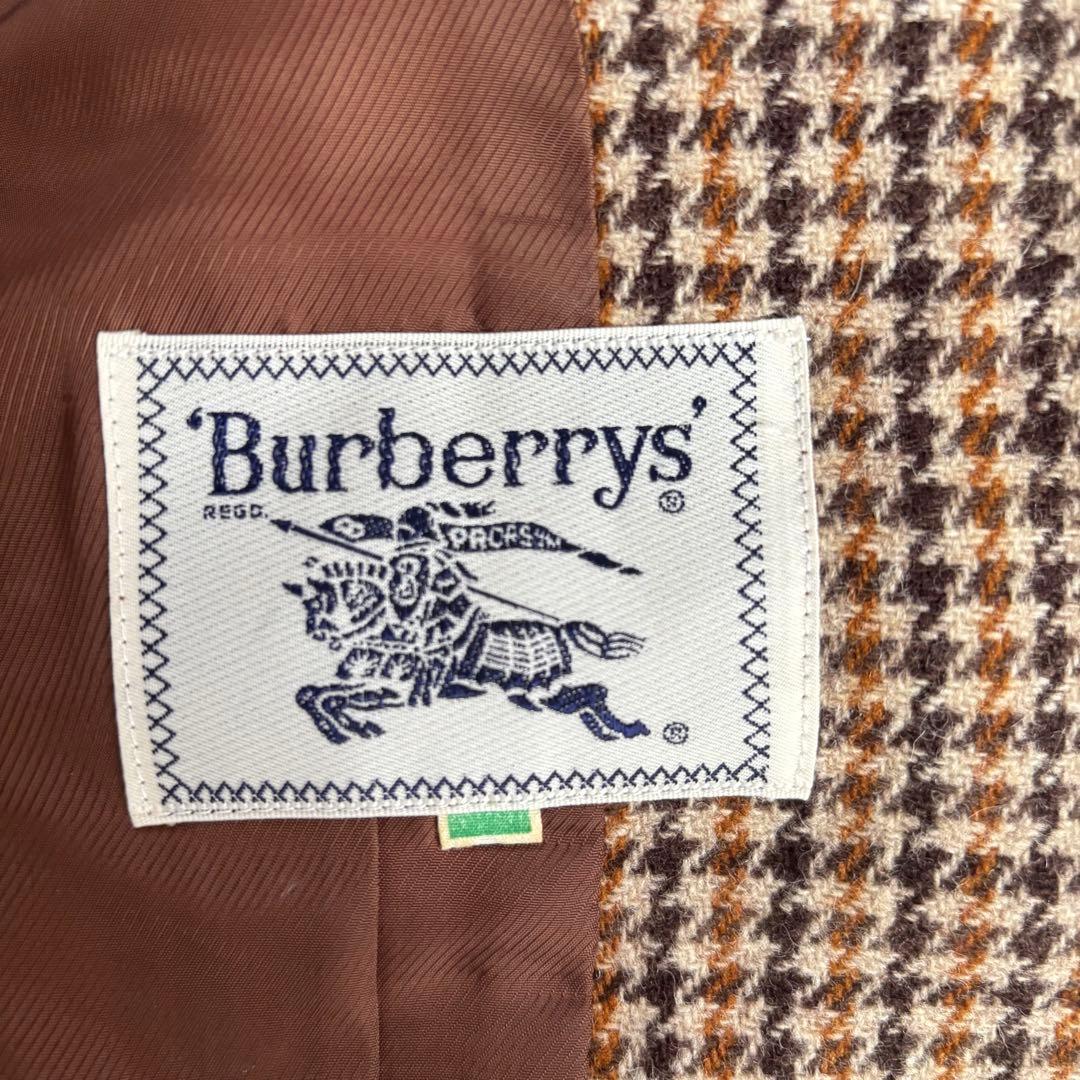 Burberry バーバリー 千鳥格子 ヴィンテージ テーラードジャケット 9