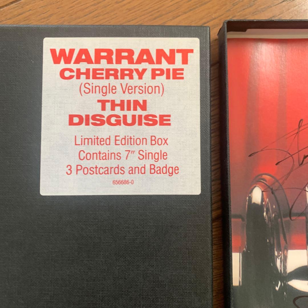 WARRANT CHERRY PIE 限定Box サイン入り　貴重品