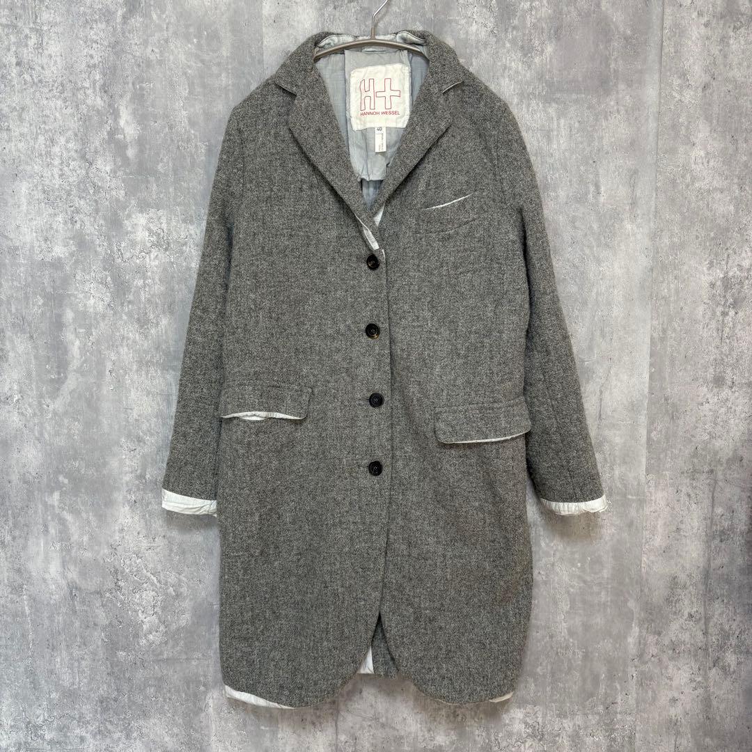 H+ HANNOH WESSEL ハリスツイードコート　ハノー・ウェッセル