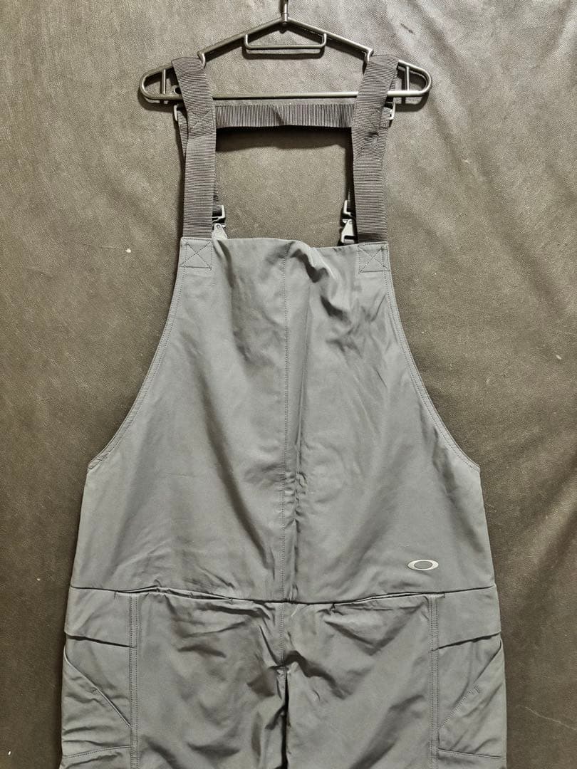 新品 OAKLEY カーキ スノーボード ビブパンツ Lサイズ オークリー 防水