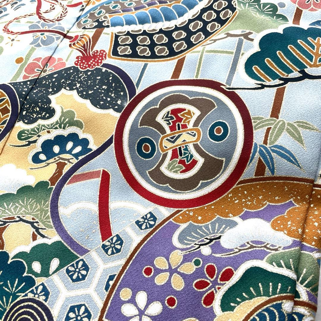 七五三 5歳 男の子 羽織 着物 袴セット【兜】