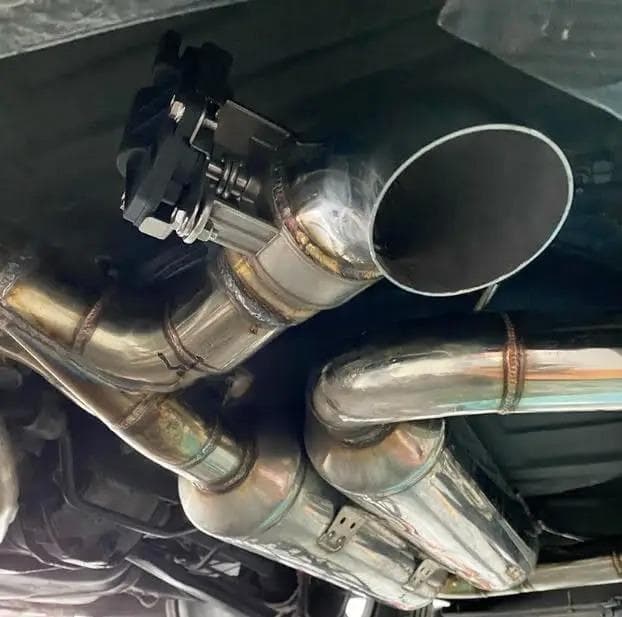 76mm マフラー可変電動バルブ 76mm-86mm可能 マフラー音量可変