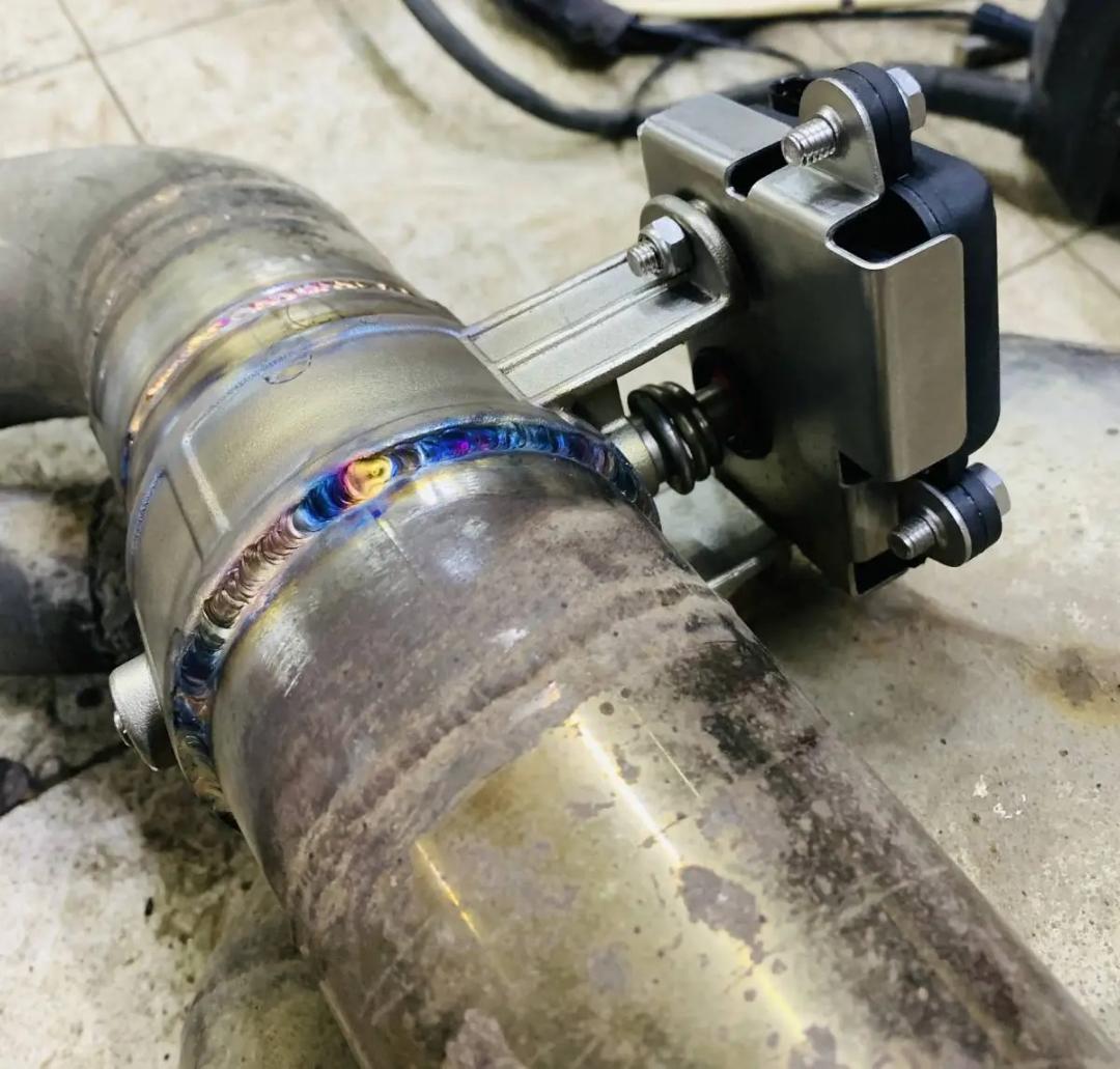 76mm マフラー可変電動バルブ 76mm-86mm可能 マフラー音量可変