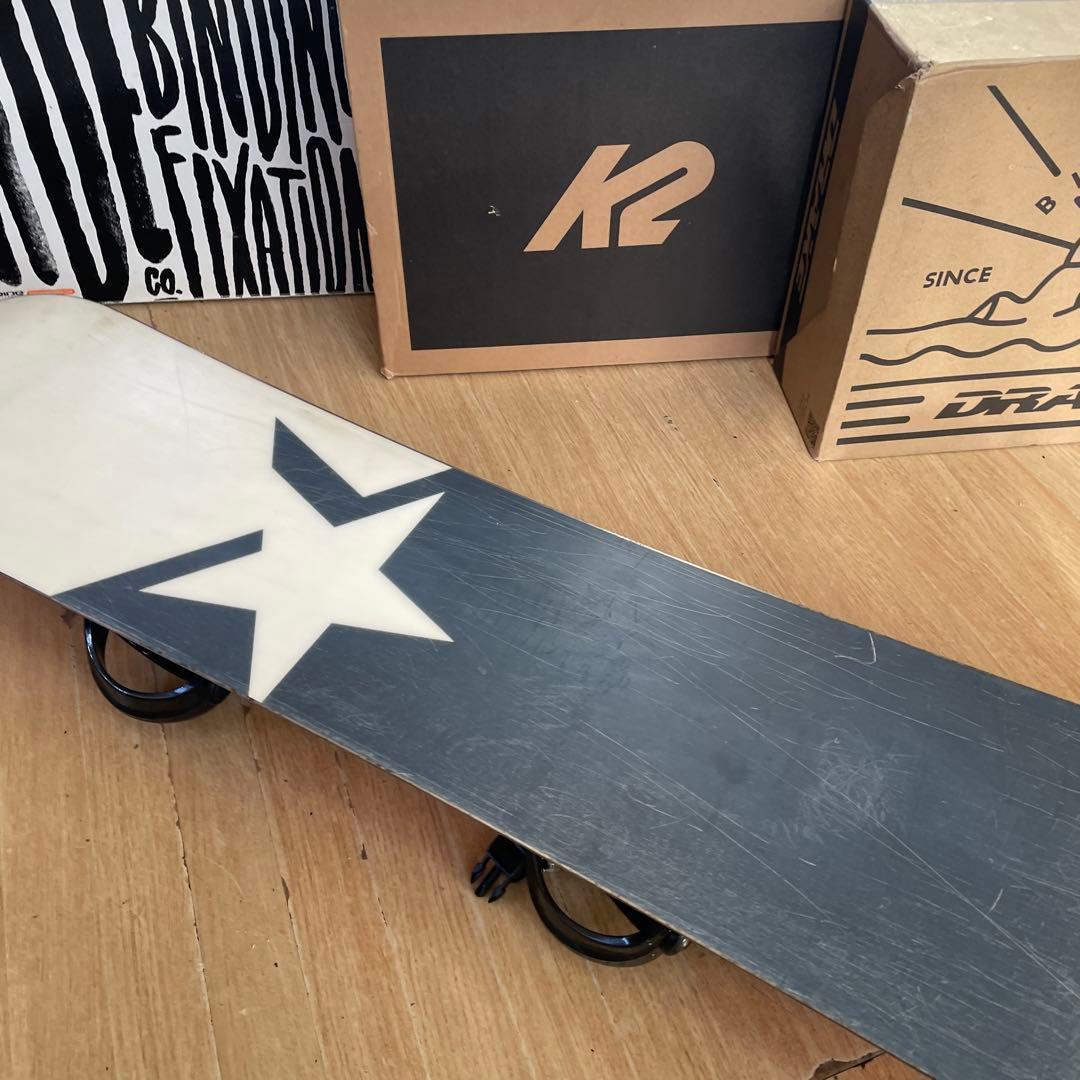 JOYRIDE×IGNIO　キッズスノーボード　108cm　バイン付3点セット