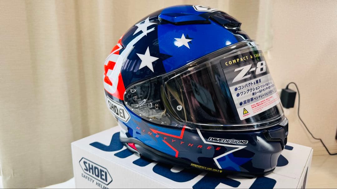 SHOEI Z-8マルケス・アメリカン・スピリット　TC-10