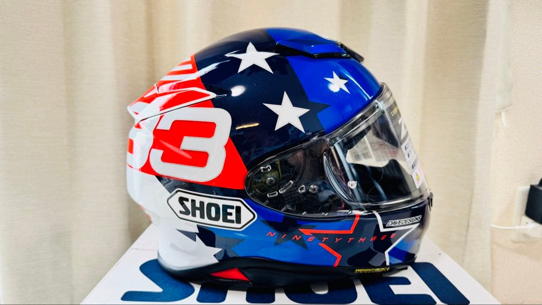 SHOEI Z-8マルケス・アメリカン・スピリット　TC-10