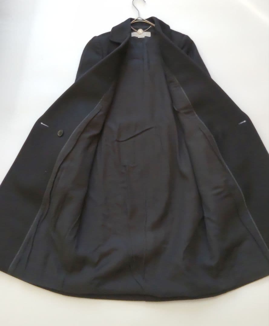 美品 ステラマッカートニー 定番 ダブル チェスターコート ブラック 38