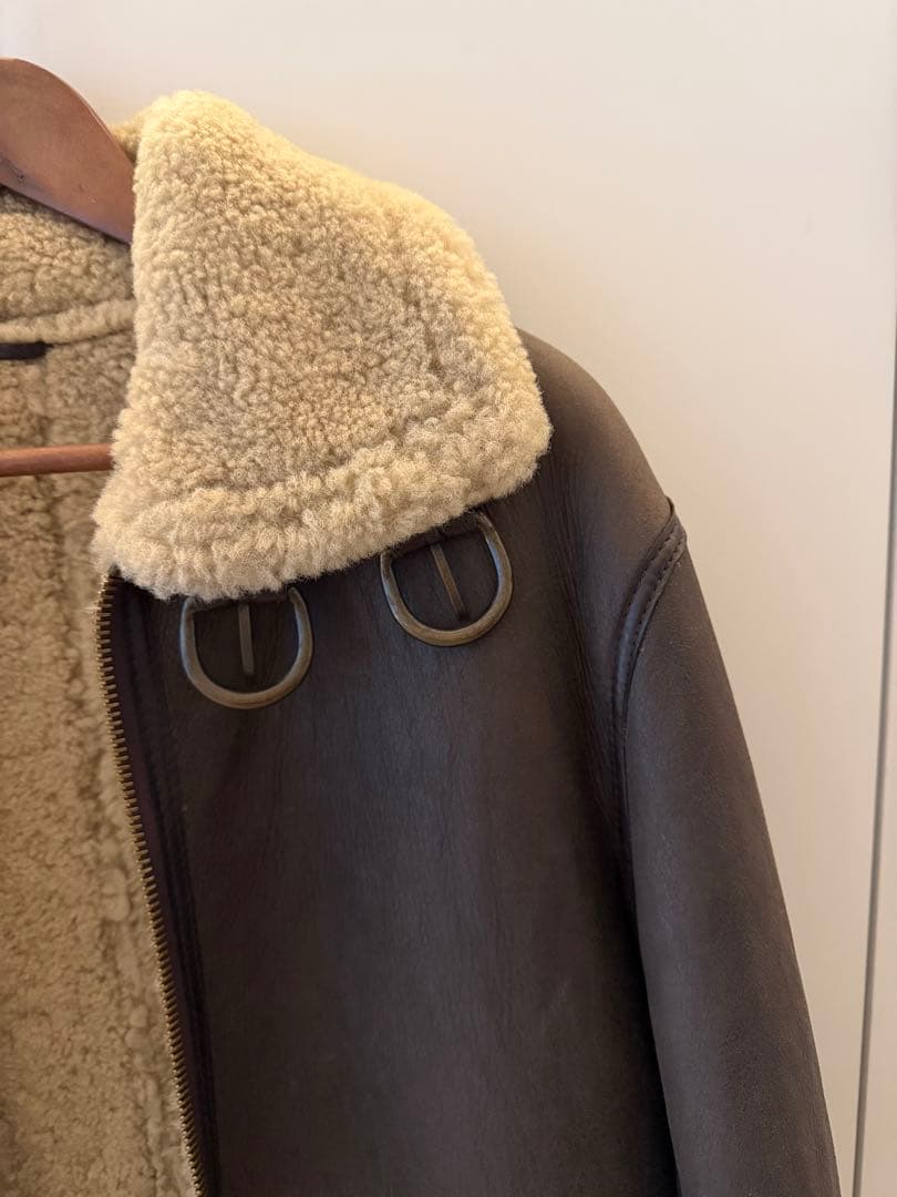 チンクアンタ　B3ムートンジャケット　こげ茶