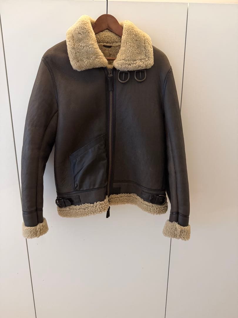 チンクアンタ　B3ムートンジャケット　こげ茶