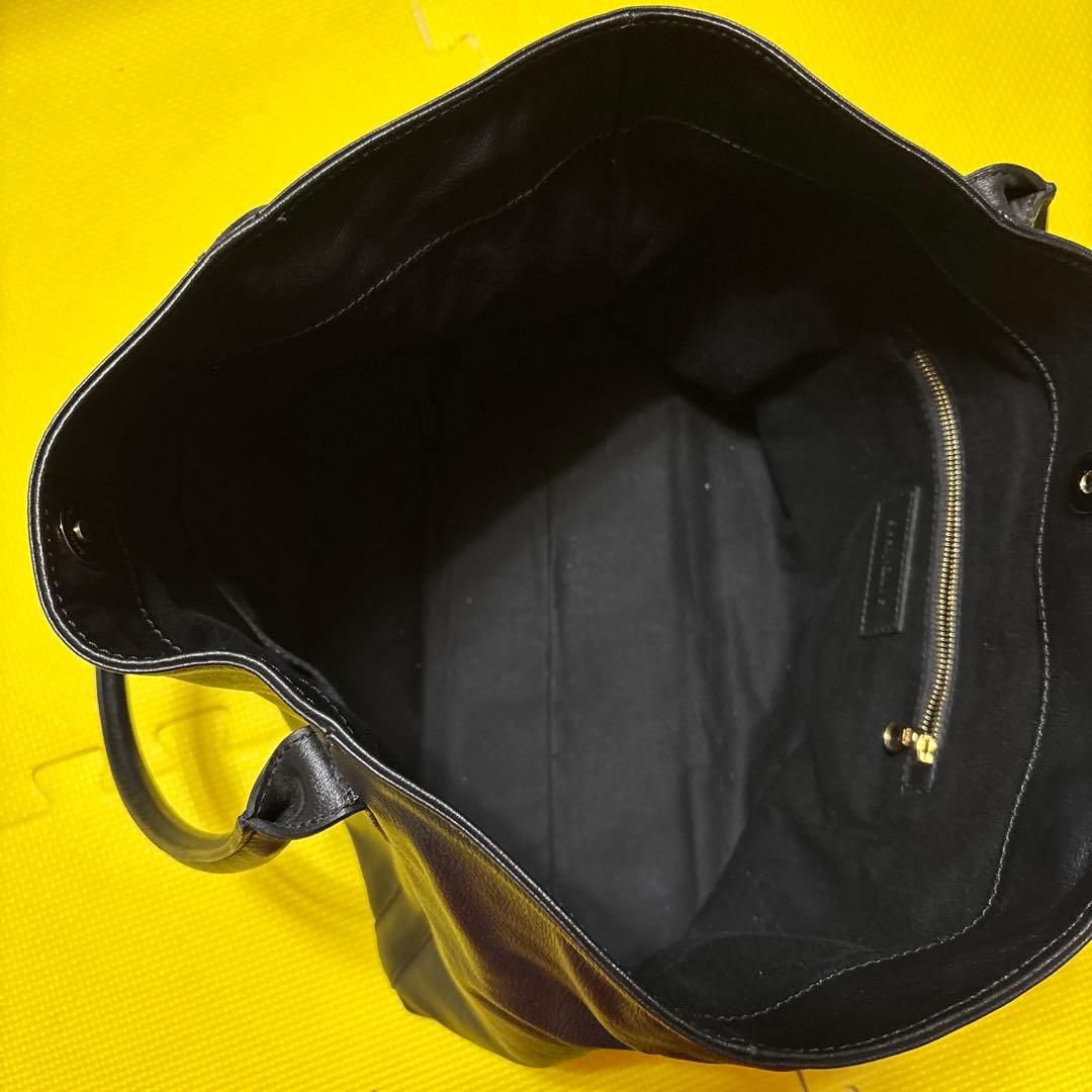 SeeByChloe黒いレザートートバッグ