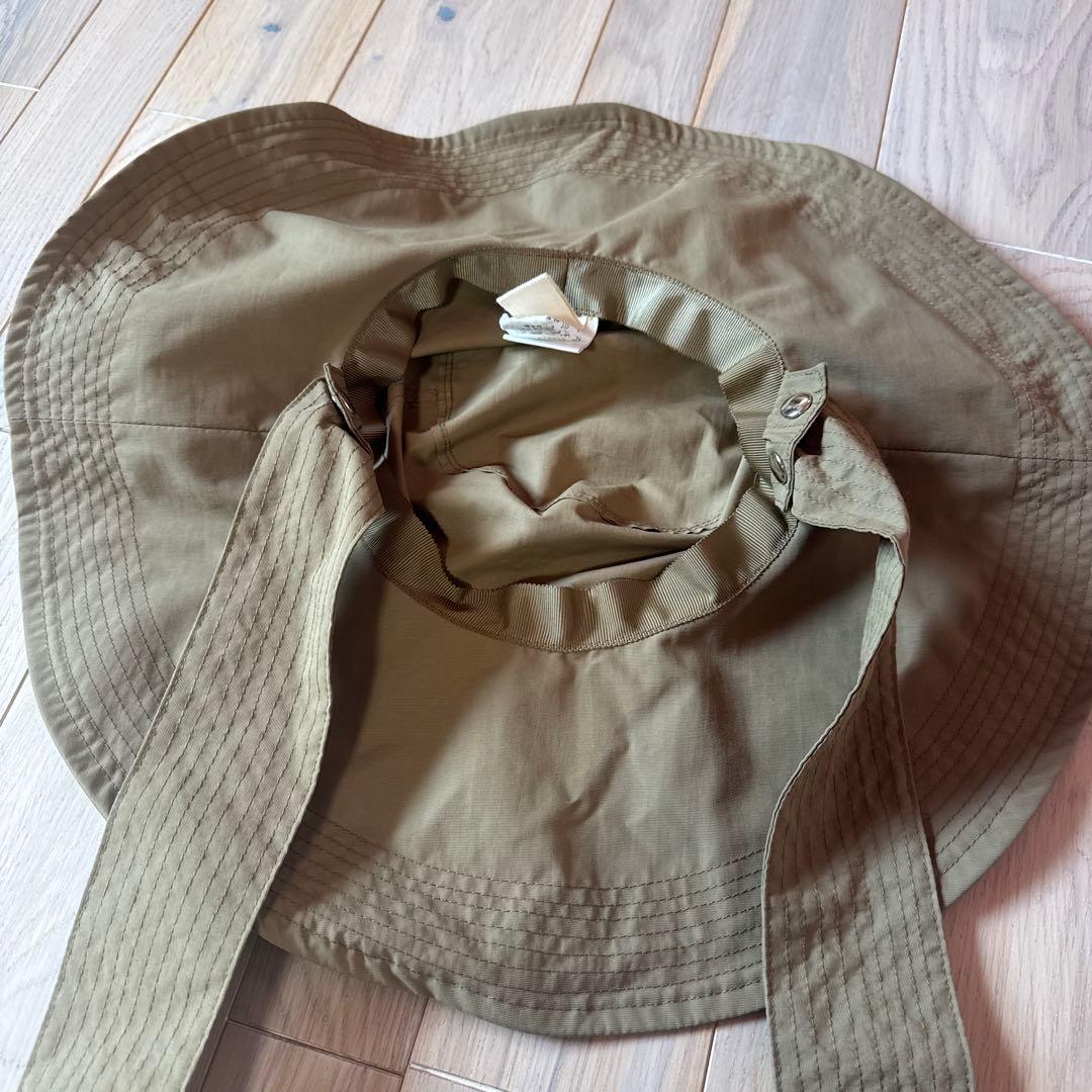 【美品】Uhr 帽子　オリーブグリーン 収納袋付き