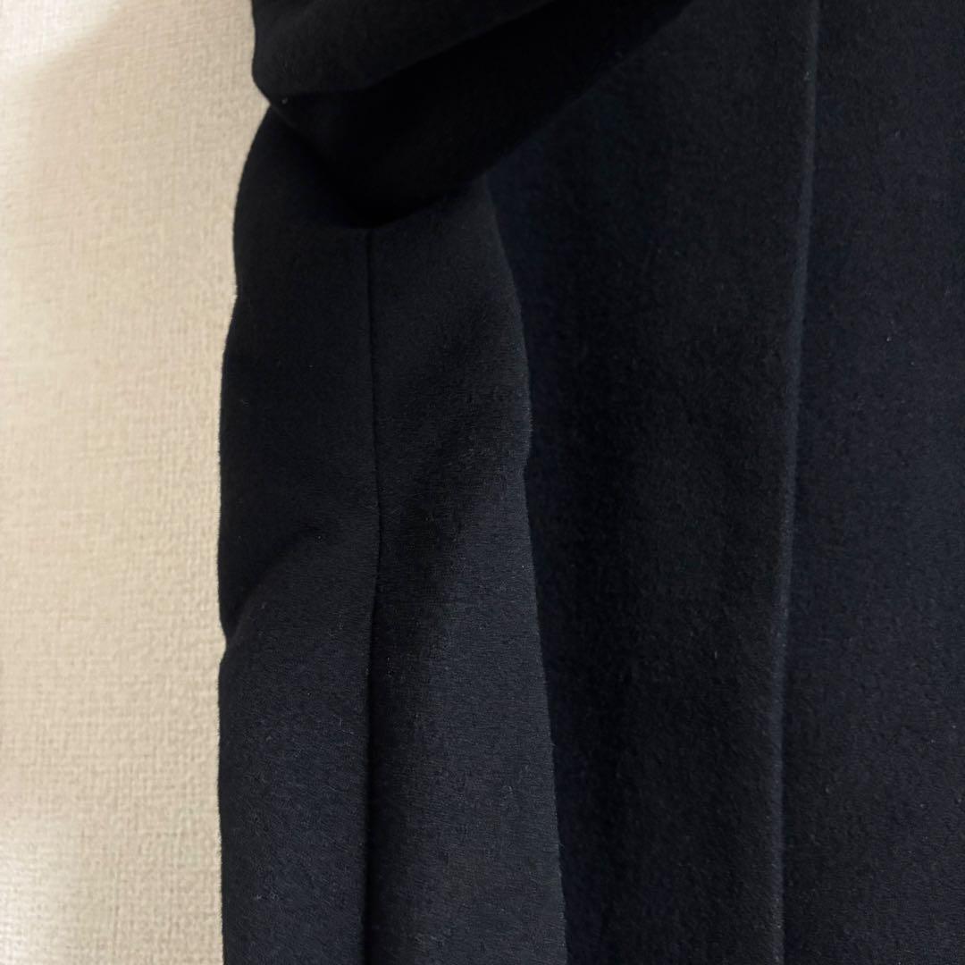 極美品✨ユナイテッドアローズ ブラック カシミヤ混 ロングコート
