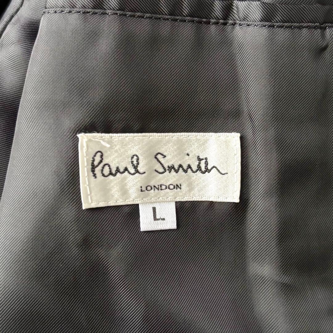 美品✨ポールスミス　Pコート　カシミヤブレンド　ブラック　ダブルブレスト　L