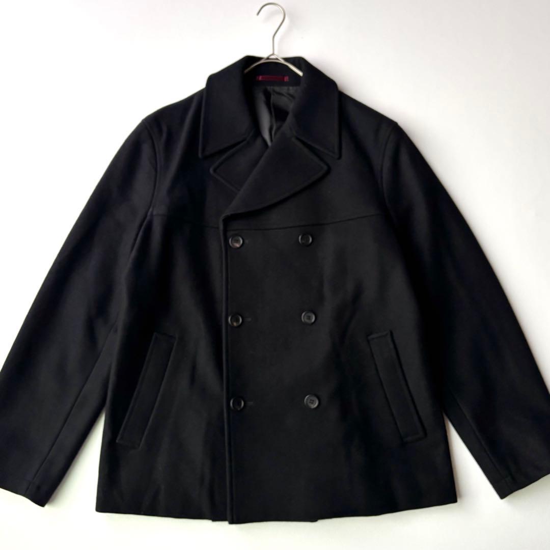 美品✨ポールスミス　Pコート　カシミヤブレンド　ブラック　ダブルブレスト　L