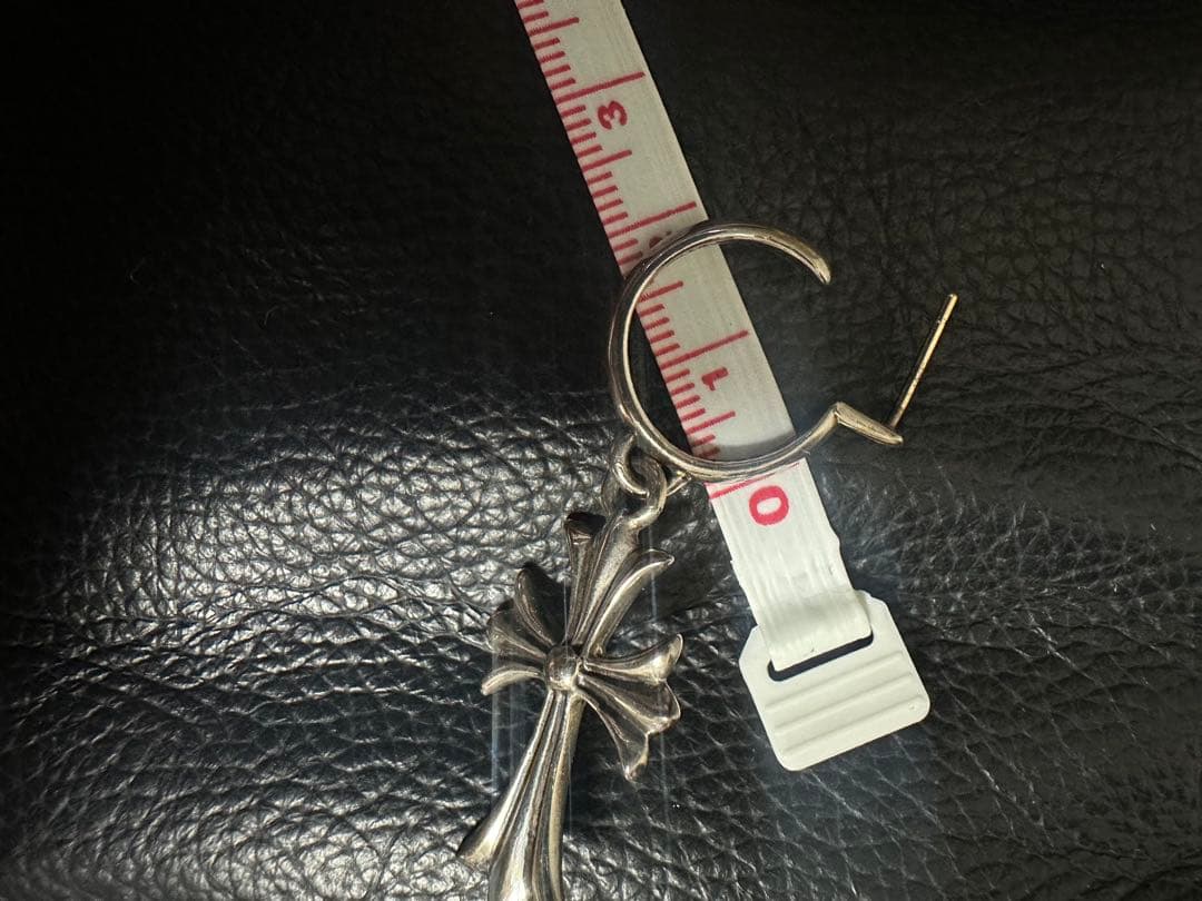 CHROMHEARTS クロムハーツ タイニーCH クロス フープピアス