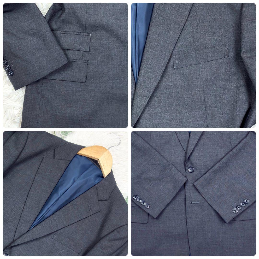 美品　DANKAN　３ピース　スーツセットアップ　オーダースーツ　2XL相当　灰