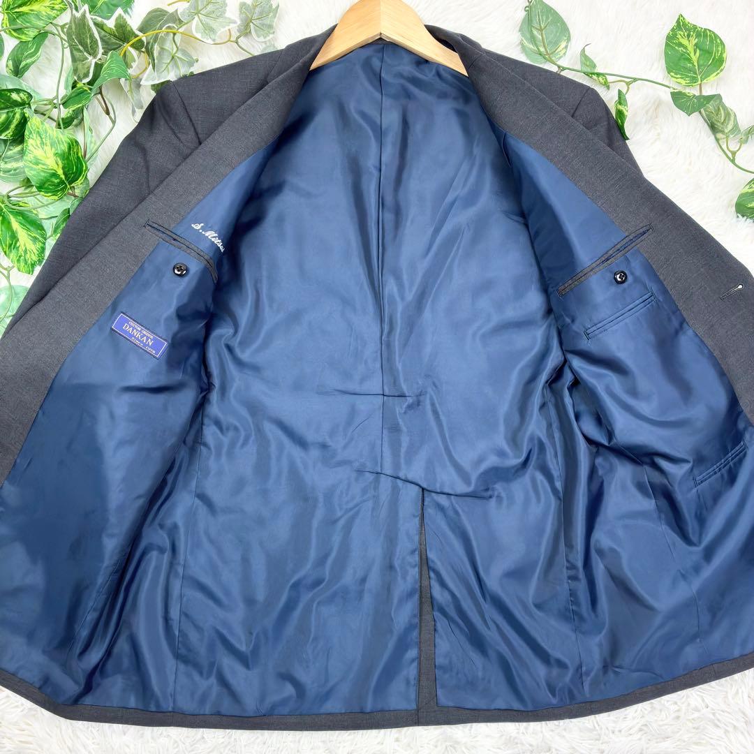 美品　DANKAN　３ピース　スーツセットアップ　オーダースーツ　2XL相当　灰