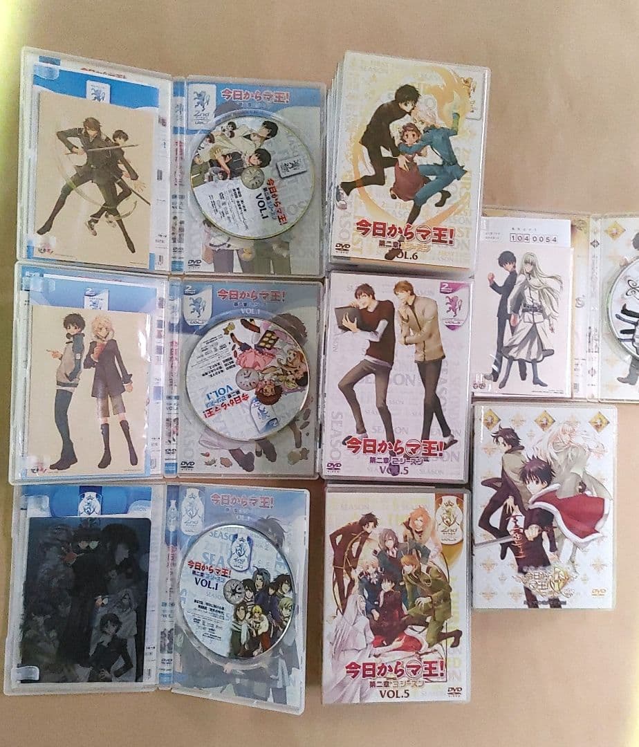 今日からマ王! １期＋２期＋OVA　セル版DVDセット　特典あり　今日から㋮王!
