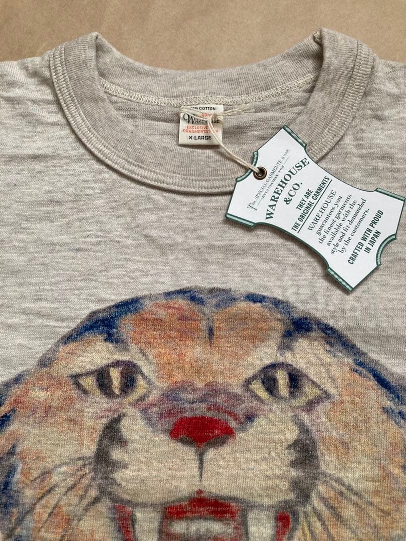 新品 ウエアハウス 4601 Tシャツ PEPPERS ワイルドキャット XL