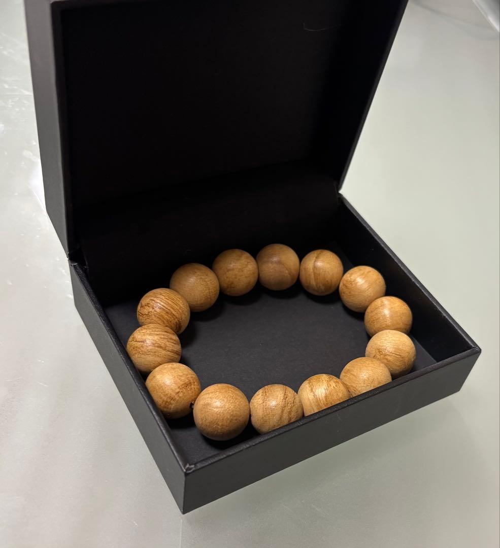 万葉（希少香木 沈香腕輪（特大珠）