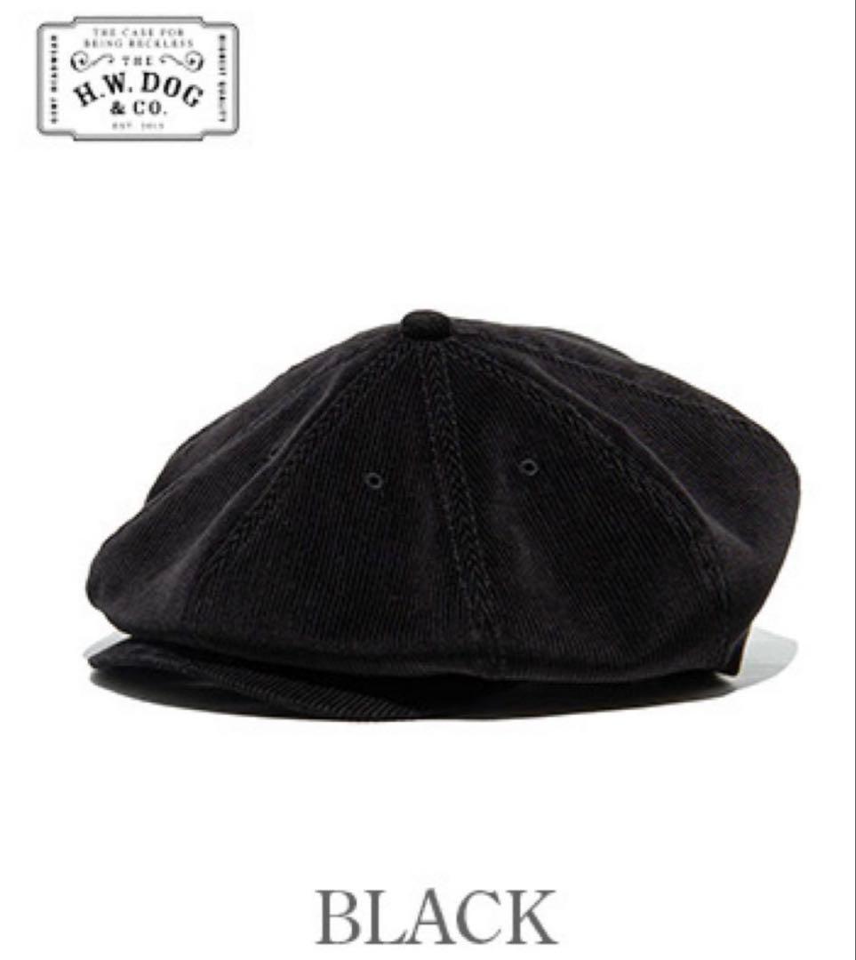 theh.w.dog&co コーデュロイキャスケット 紙タグ