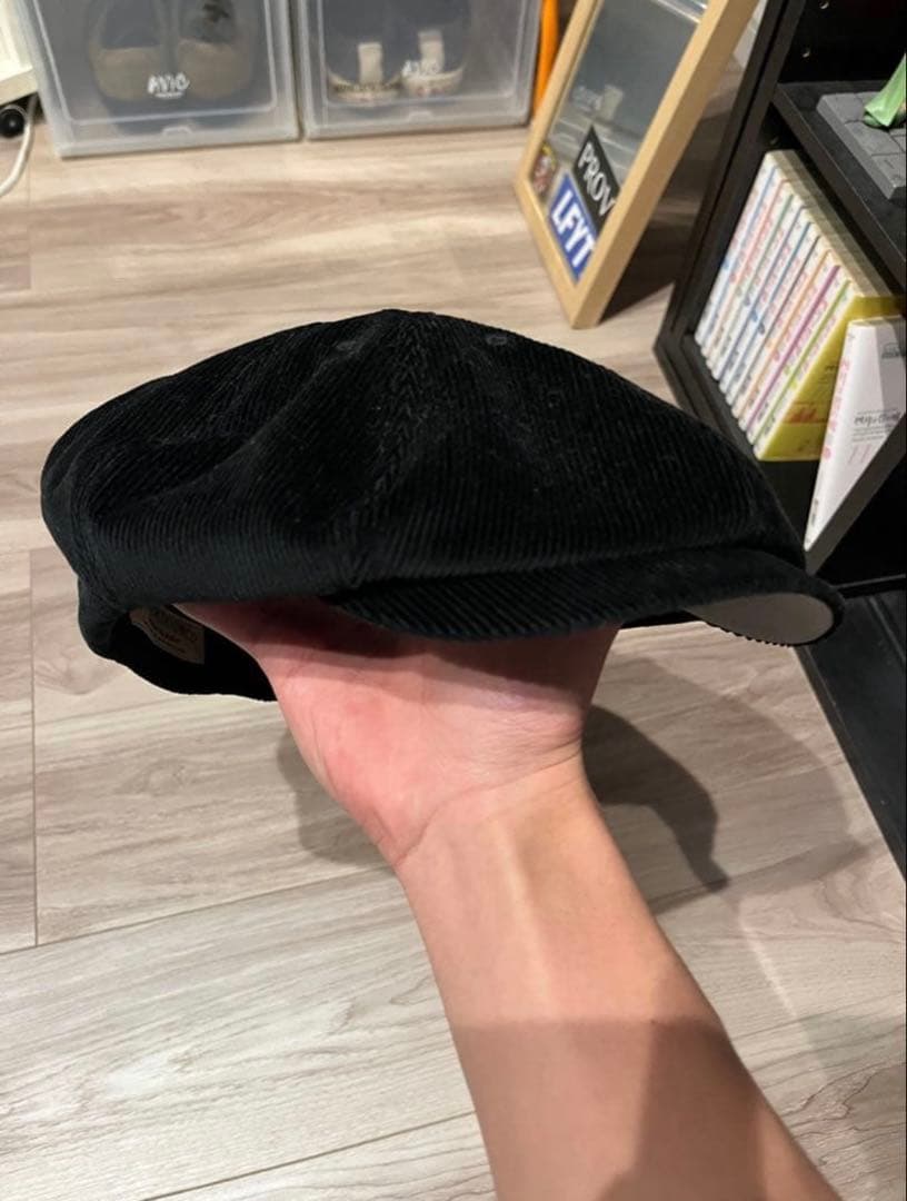 theh.w.dog&co コーデュロイキャスケット 紙タグ