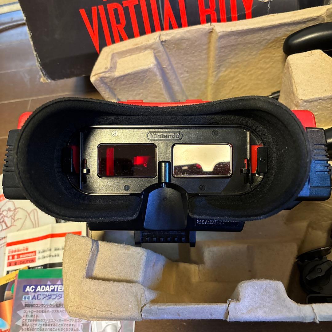 任天堂　バーチャルボーイ　ジャンク　説明書付き　レッドアラーム