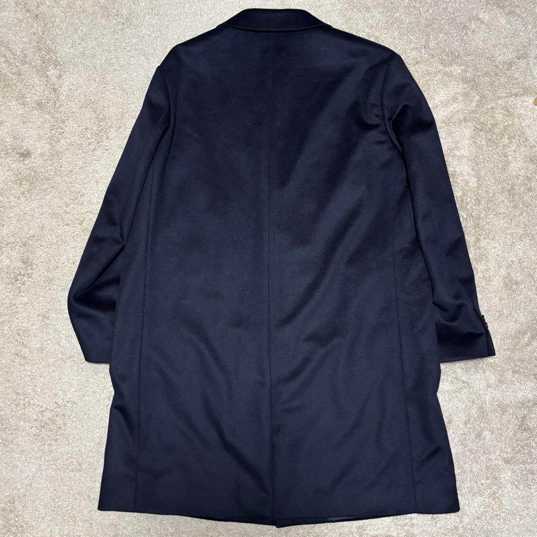 【新品未使用】ユニクロ　カシミヤチェスターコート　ネイビー　XXL
