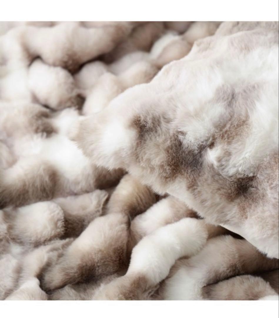 新品未使用 WARMY ポコモコファー 掛け布団カバー 枕カバー シングル