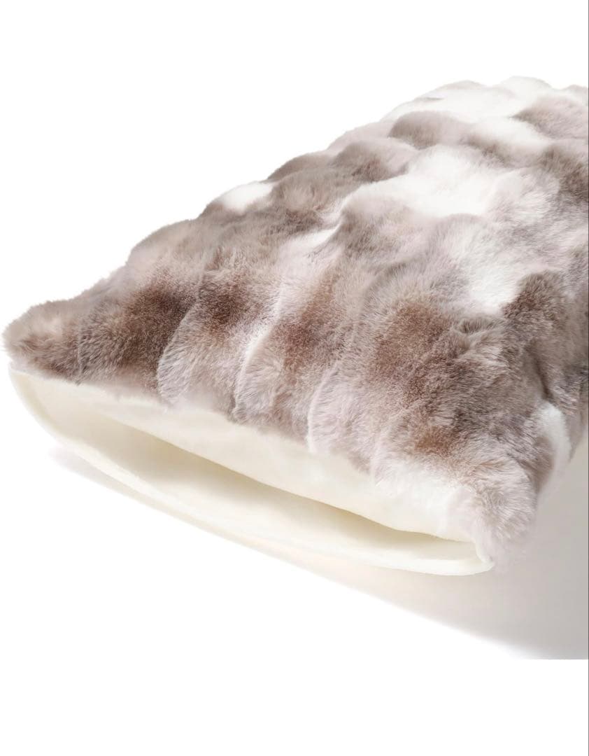 新品未使用 WARMY ポコモコファー 掛け布団カバー 枕カバー シングル