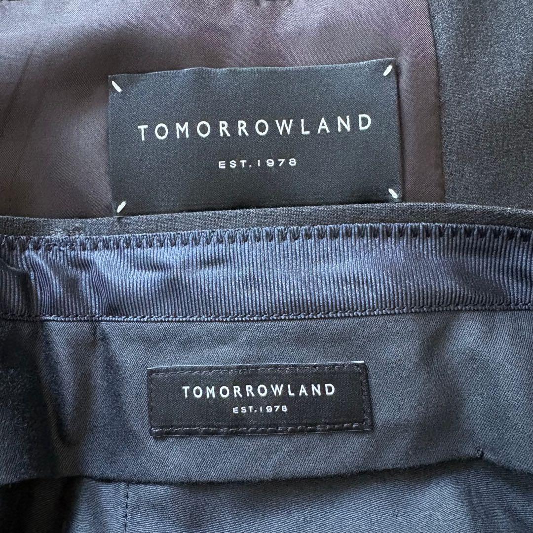 新品未使用　トゥモローランド　スーツ　セットアップ　グレー　L 48