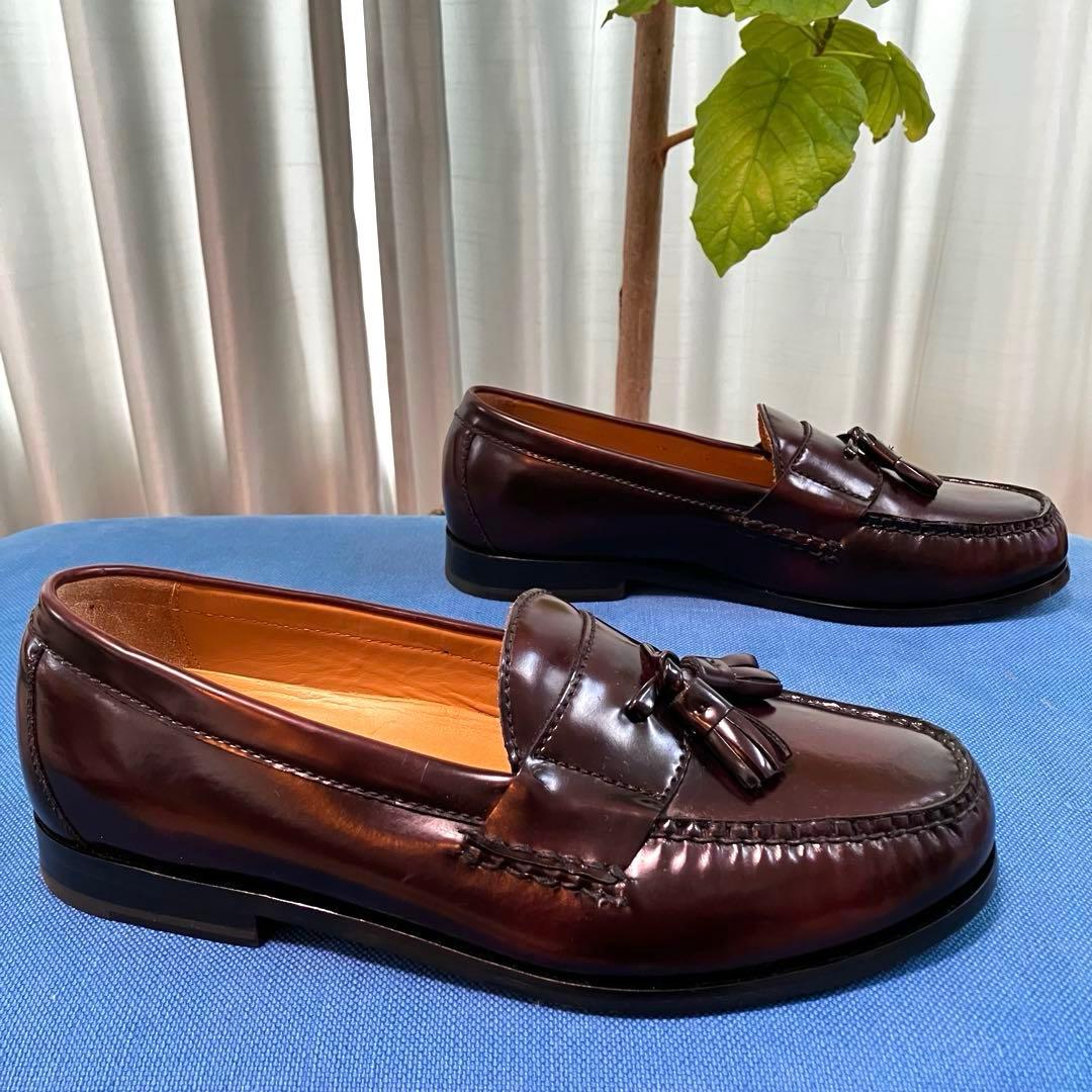 COLE HAAN コールハーン ピンチ タッセルローファー バーガンディ 茶
