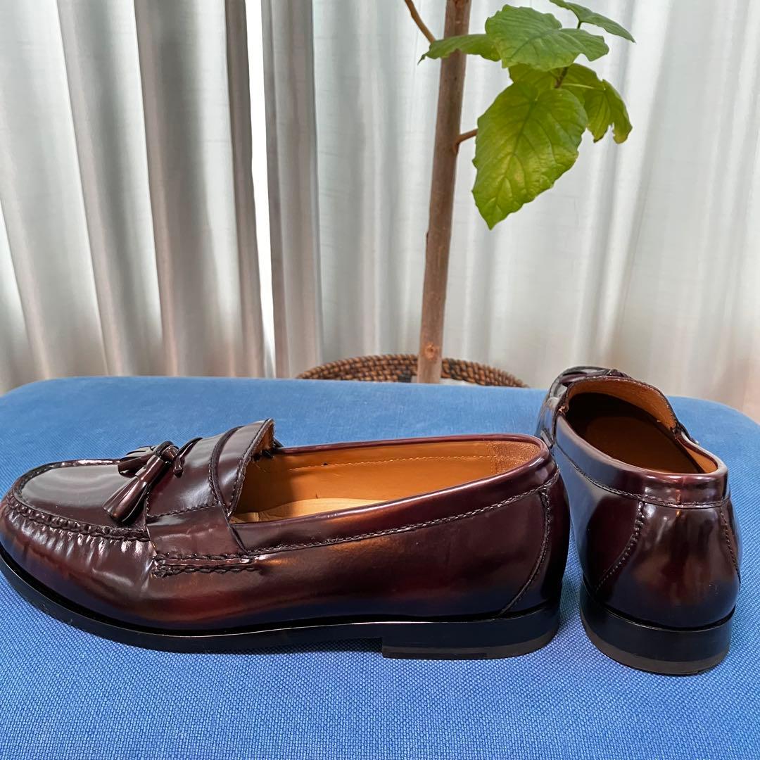 COLE HAAN コールハーン ピンチ タッセルローファー バーガンディ 茶