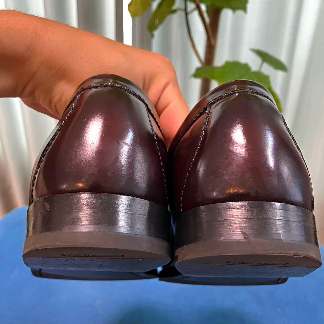 COLE HAAN コールハーン ピンチ タッセルローファー バーガンディ 茶