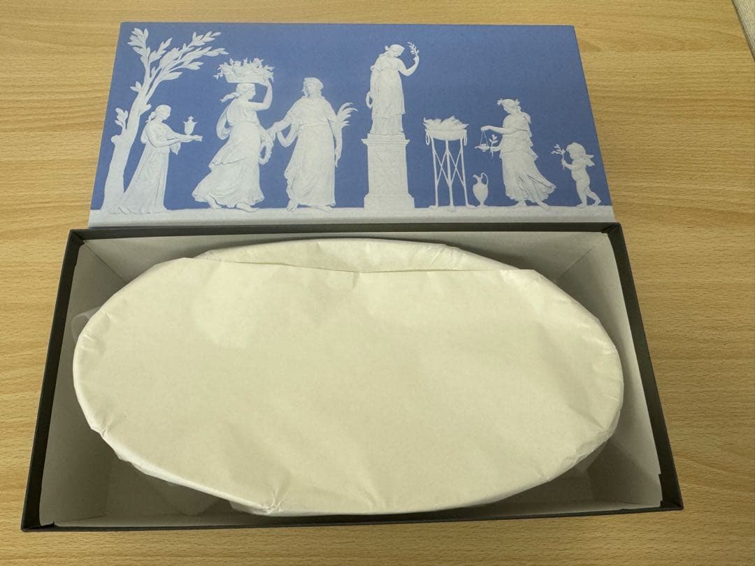 新品　ウェッジウッド ジャスパー・コンラン シノワズリ オーバルボール