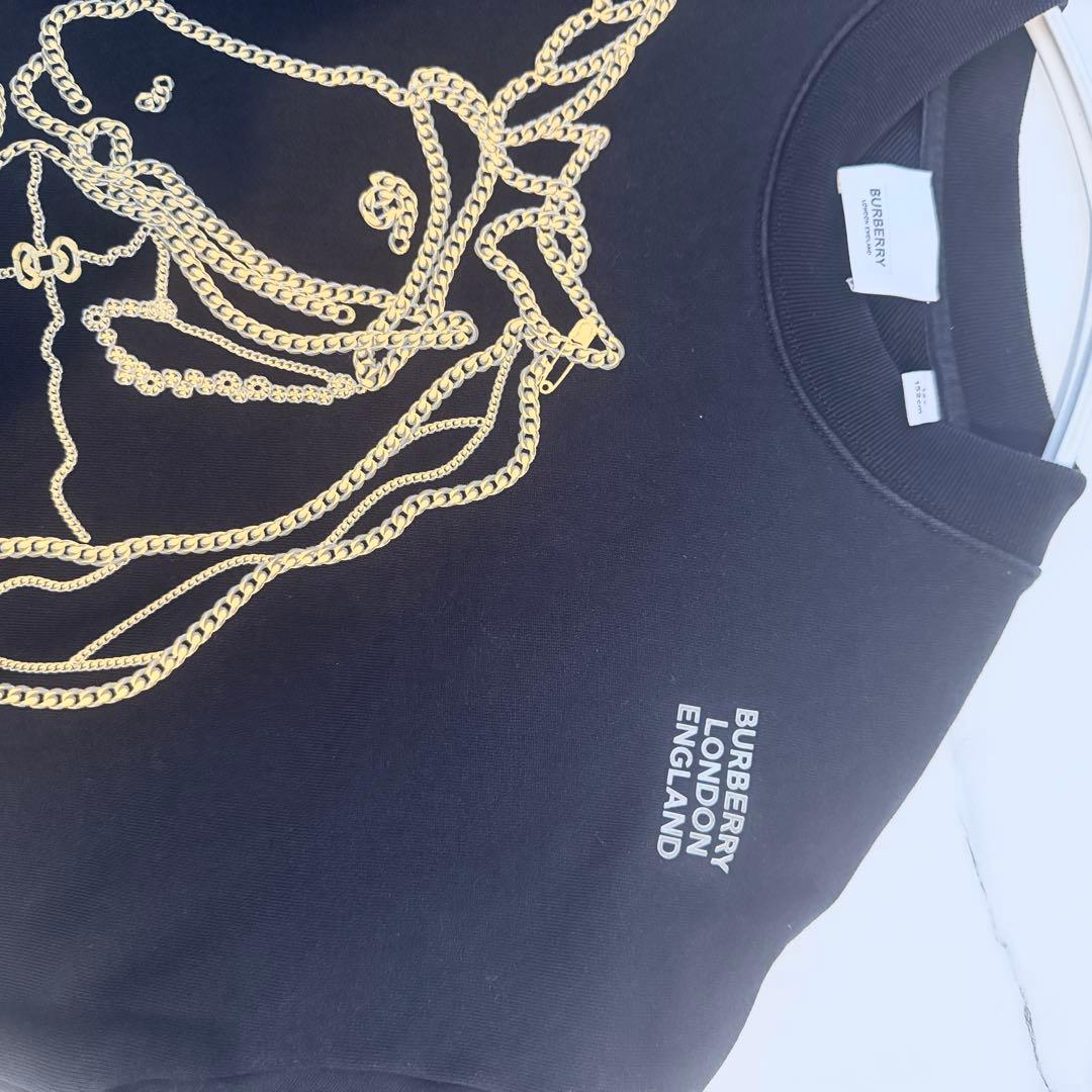 【美品】BURBERRY ユニコーンチェーン スウェット 上品デザイン