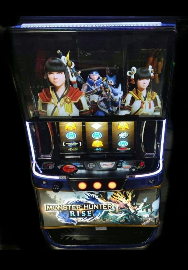 パチスロ実機 モンスターハンターライズ スマスロユニット付⑧