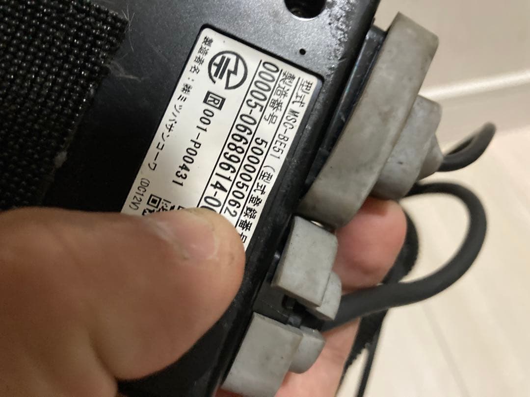 MSC-BE51 セットアップ済 動作確認済　オートバイ用　ETC