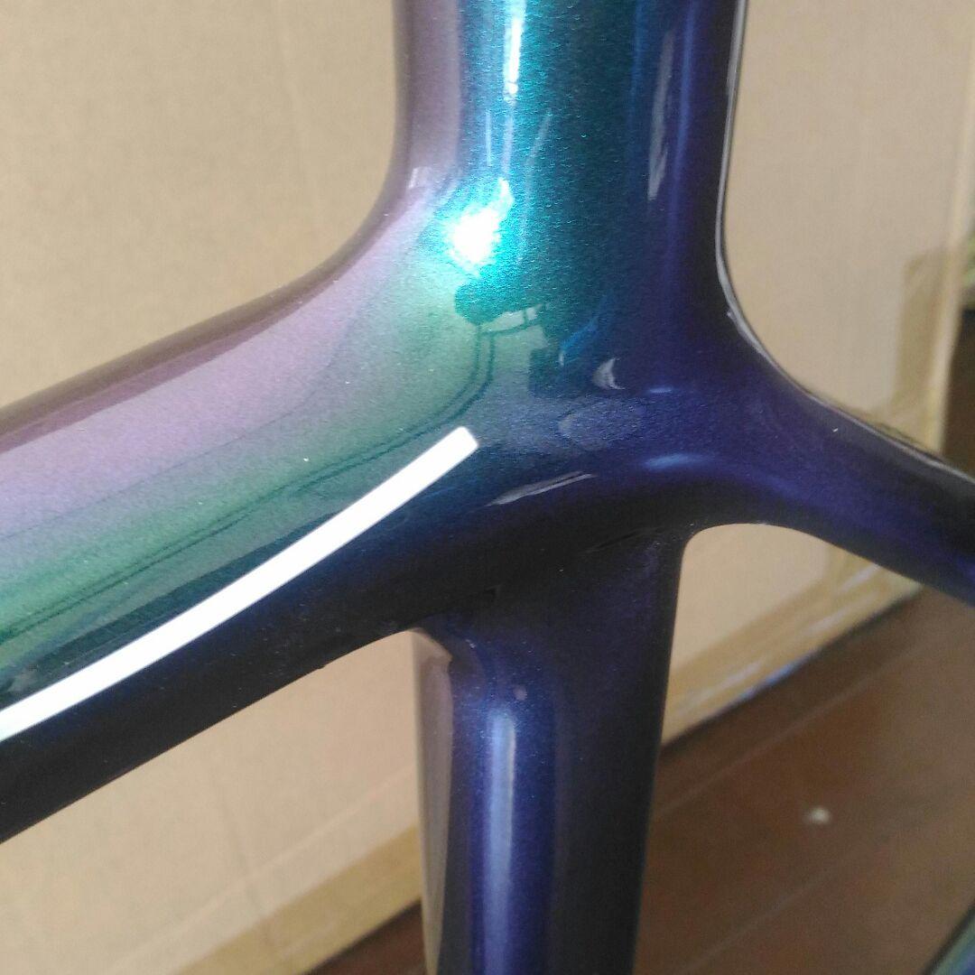 kennカーボンロードバイクフレーム　カメレオンカラー