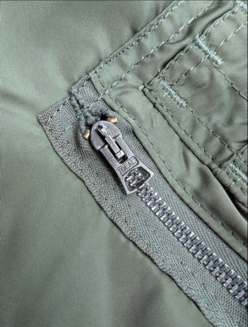 80〜90s アルファ社 MA-1 USA製 IDEALジップ XL